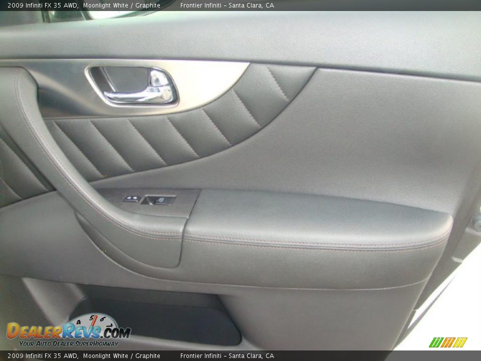 2009 Infiniti FX 35 AWD Moonlight White / Graphite Photo #19