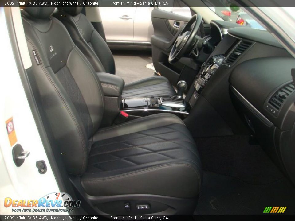 2009 Infiniti FX 35 AWD Moonlight White / Graphite Photo #20