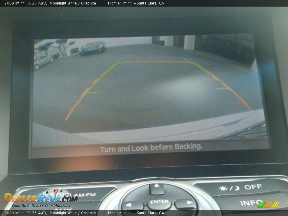 2009 Infiniti FX 35 AWD Moonlight White / Graphite Photo #29