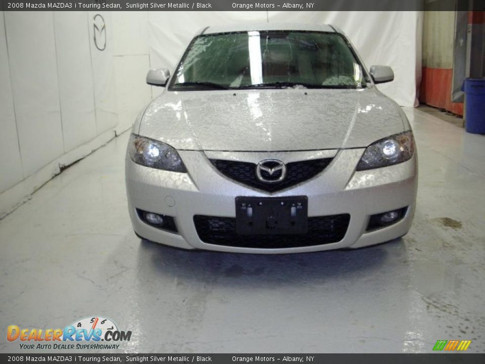 2008 Mazda MAZDA3 i Touring Sedan Sunlight Silver Metallic / Black Photo #5