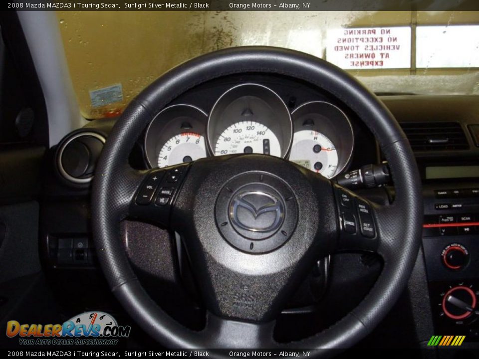 2008 Mazda MAZDA3 i Touring Sedan Sunlight Silver Metallic / Black Photo #13