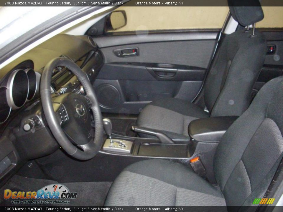 2008 Mazda MAZDA3 i Touring Sedan Sunlight Silver Metallic / Black Photo #14