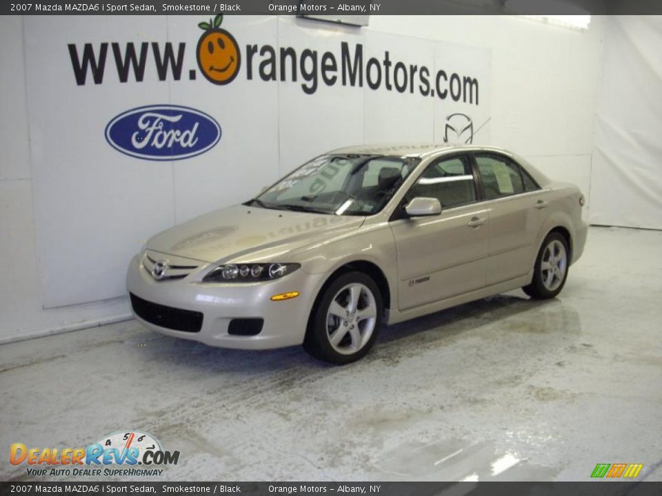 2007 Mazda MAZDA6 i Sport Sedan Smokestone / Black Photo #1