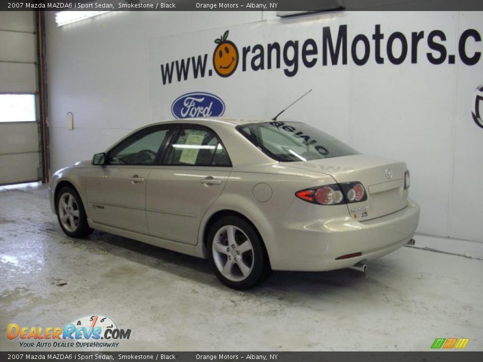 2007 Mazda MAZDA6 i Sport Sedan Smokestone / Black Photo #2