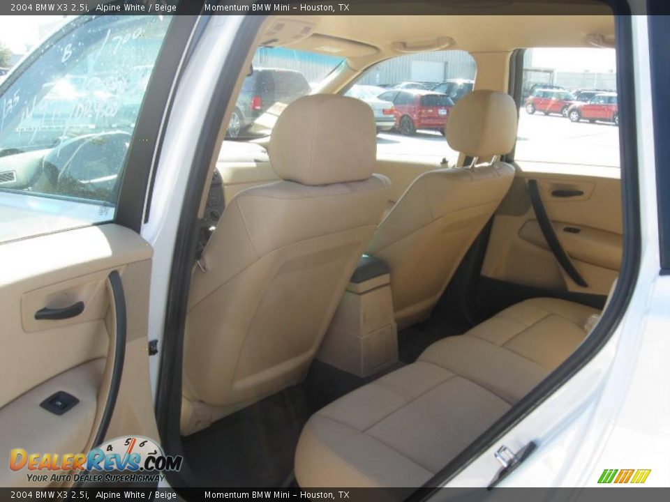 2004 BMW X3 2.5i Alpine White / Beige Photo #3
