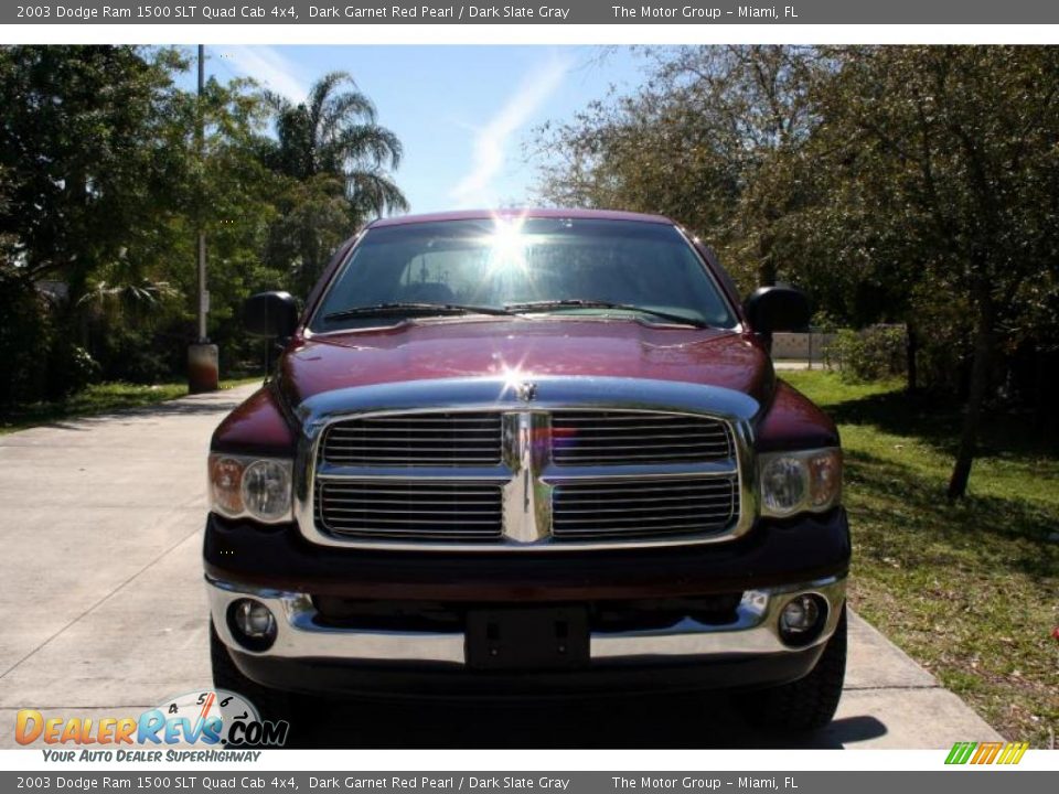 2003 Dodge Ram 1500 SLT Quad Cab 4x4 Dark Garnet Red Pearl / Dark Slate Gray Photo #18