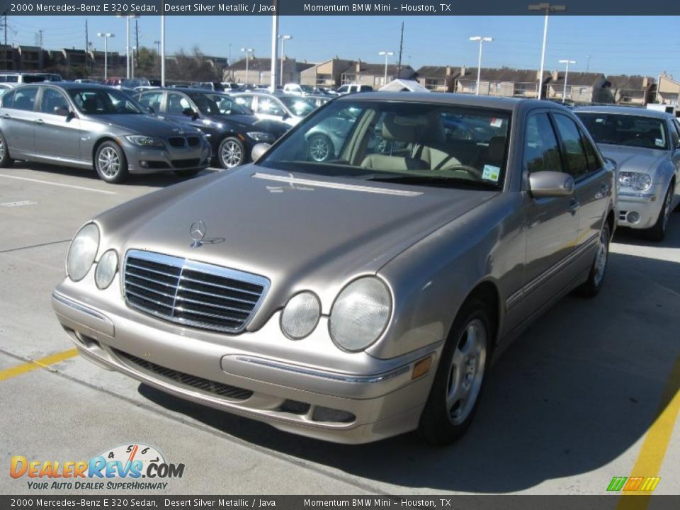 2000 Mercedes-Benz E 320 Sedan Desert Silver Metallic / Java Photo #1