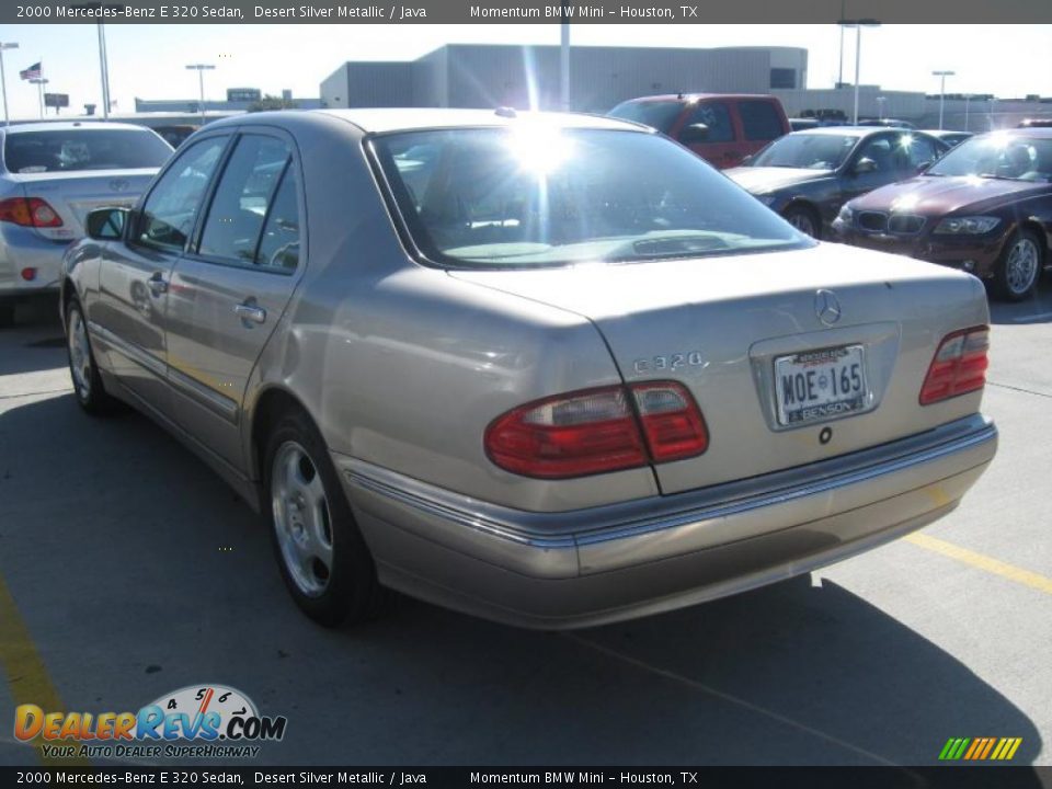 2000 Mercedes-Benz E 320 Sedan Desert Silver Metallic / Java Photo #4