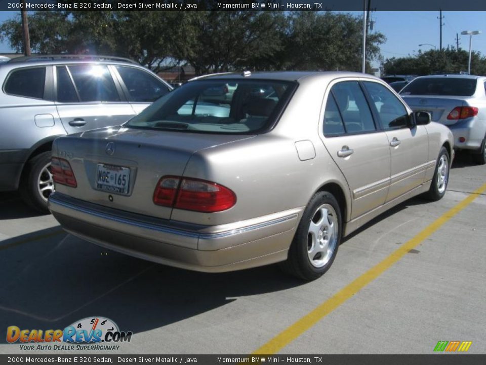 2000 Mercedes-Benz E 320 Sedan Desert Silver Metallic / Java Photo #5