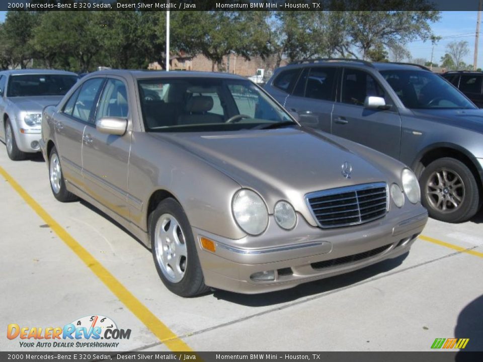 2000 Mercedes-Benz E 320 Sedan Desert Silver Metallic / Java Photo #6