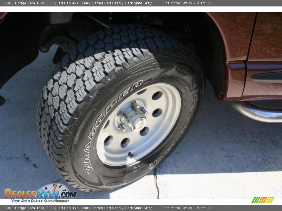 2003 Dodge Ram 1500 SLT Quad Cab 4x4 Dark Garnet Red Pearl / Dark Slate Gray Photo #27