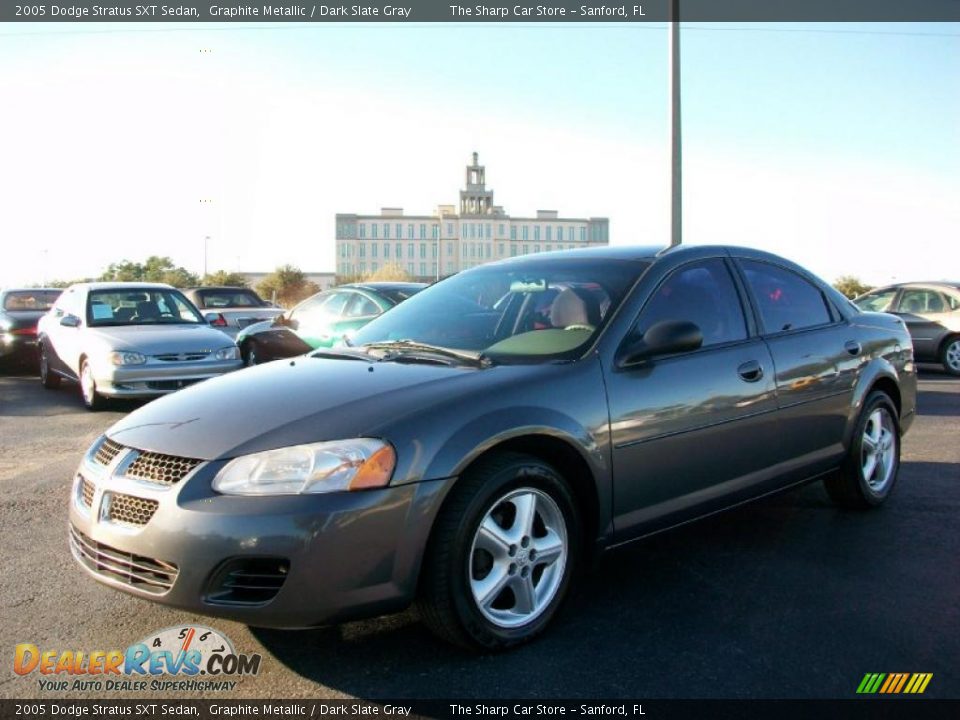 2005 Dodge Stratus SXT Sedan Graphite Metallic / Dark Slate Gray Photo #1
