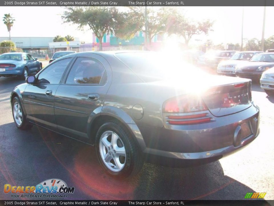 2005 Dodge Stratus SXT Sedan Graphite Metallic / Dark Slate Gray Photo #5