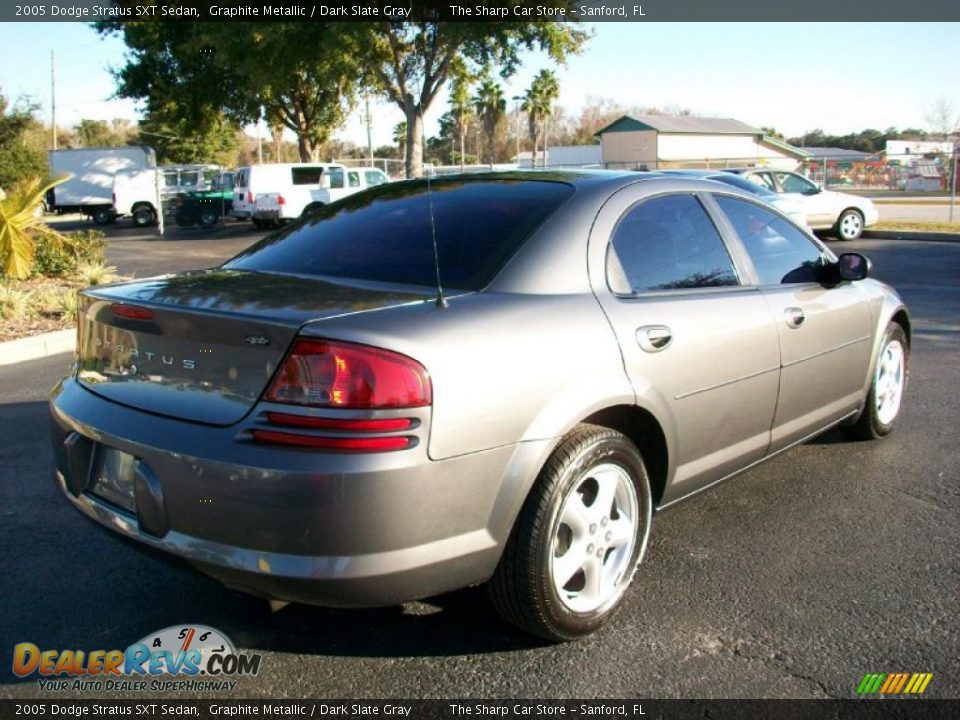 2005 Dodge Stratus SXT Sedan Graphite Metallic / Dark Slate Gray Photo #6