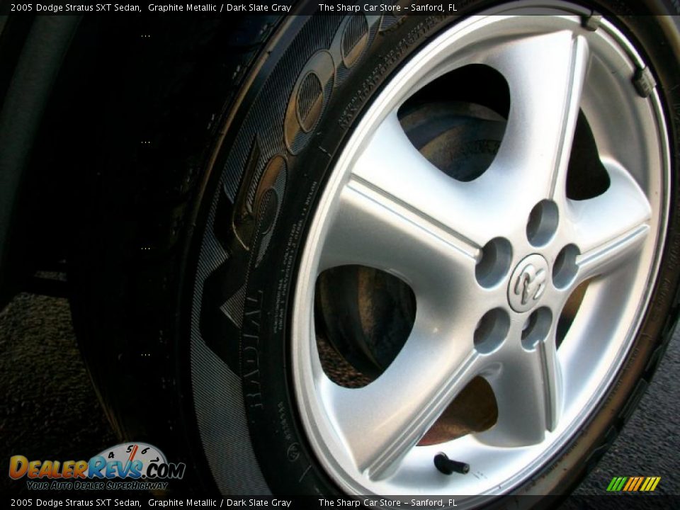 2005 Dodge Stratus SXT Sedan Graphite Metallic / Dark Slate Gray Photo #9