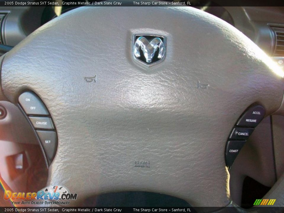 2005 Dodge Stratus SXT Sedan Graphite Metallic / Dark Slate Gray Photo #15