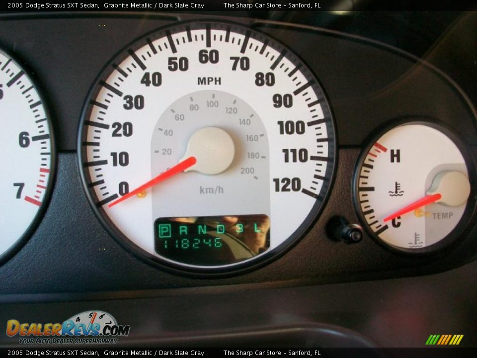 2005 Dodge Stratus SXT Sedan Graphite Metallic / Dark Slate Gray Photo #16