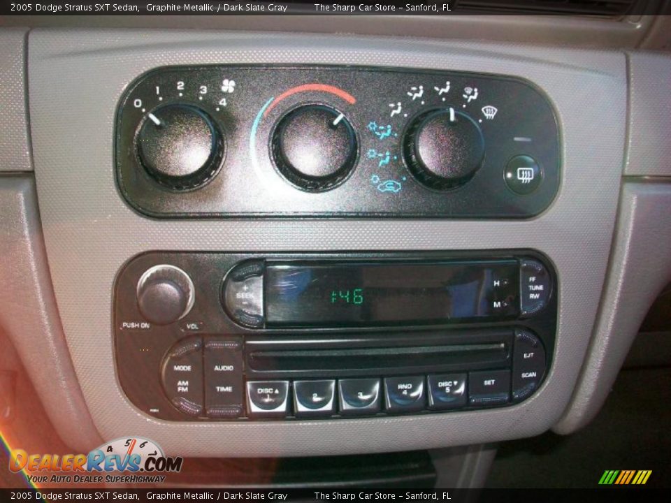 2005 Dodge Stratus SXT Sedan Graphite Metallic / Dark Slate Gray Photo #17