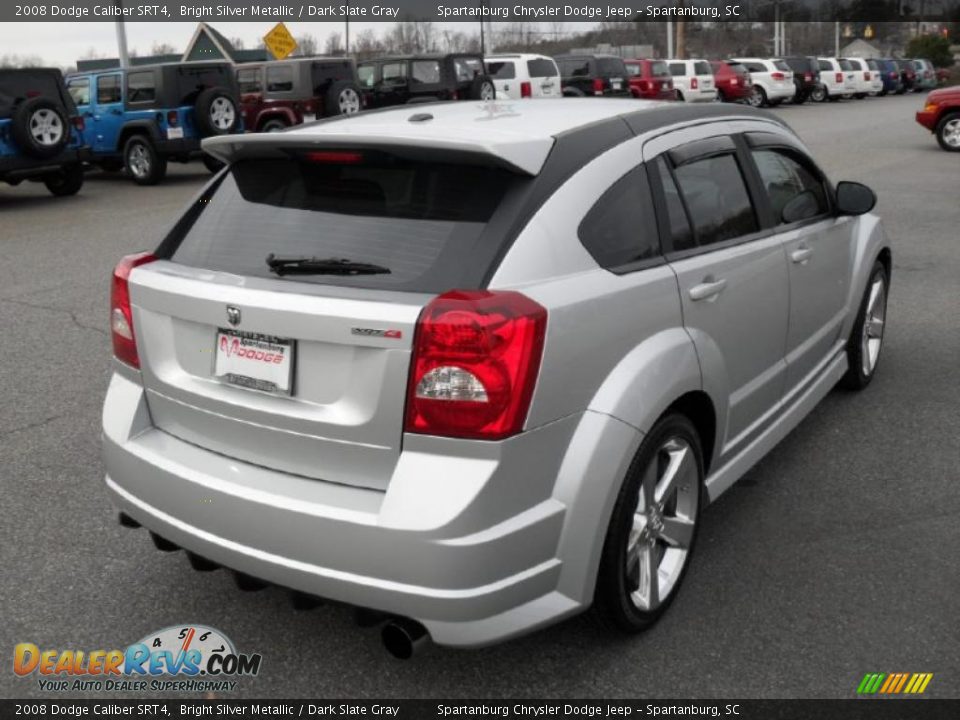 2008 Dodge Caliber SRT4 Bright Silver Metallic / Dark Slate Gray Photo #4