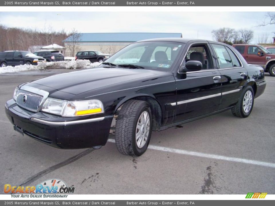 2005 Mercury Grand Marquis GS Black Clearcoat / Dark Charcoal Photo #1
