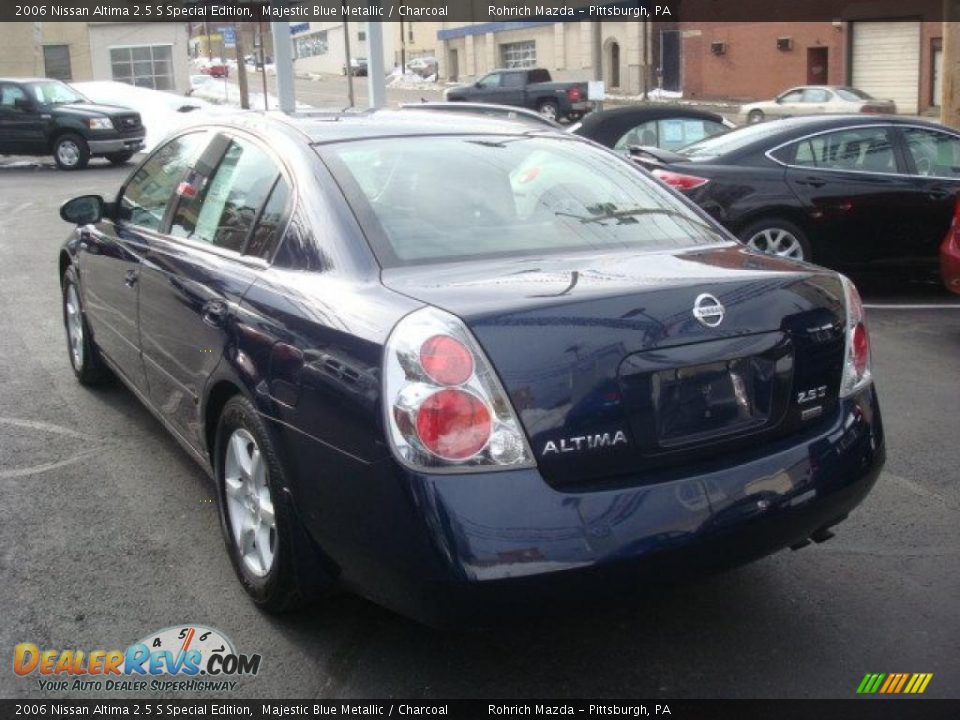 2006 Nissan Altima 2.5 S Special Edition Majestic Blue Metallic / Charcoal Photo #3