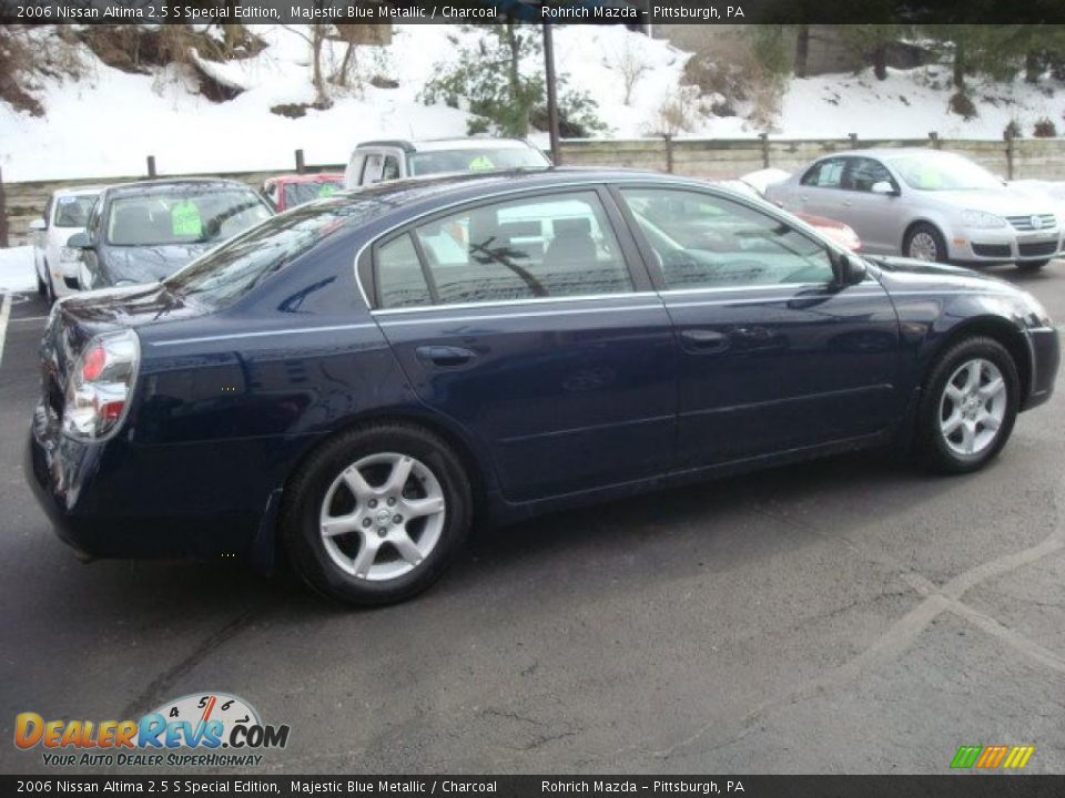 2006 Nissan Altima 2.5 S Special Edition Majestic Blue Metallic / Charcoal Photo #6