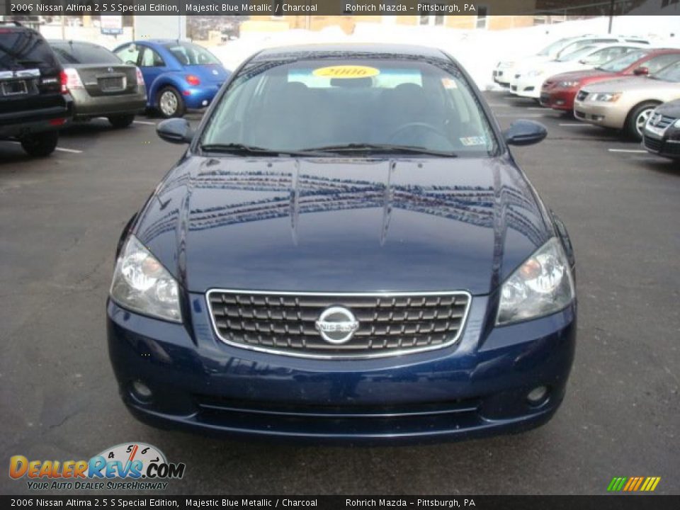 2006 Nissan Altima 2.5 S Special Edition Majestic Blue Metallic / Charcoal Photo #8