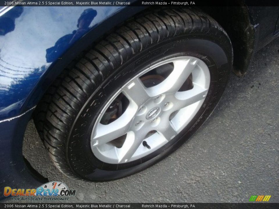2006 Nissan Altima 2.5 S Special Edition Majestic Blue Metallic / Charcoal Photo #9