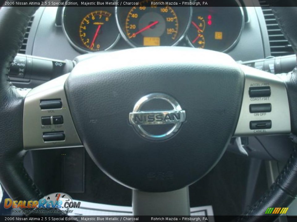 2006 Nissan Altima 2.5 S Special Edition Majestic Blue Metallic / Charcoal Photo #16