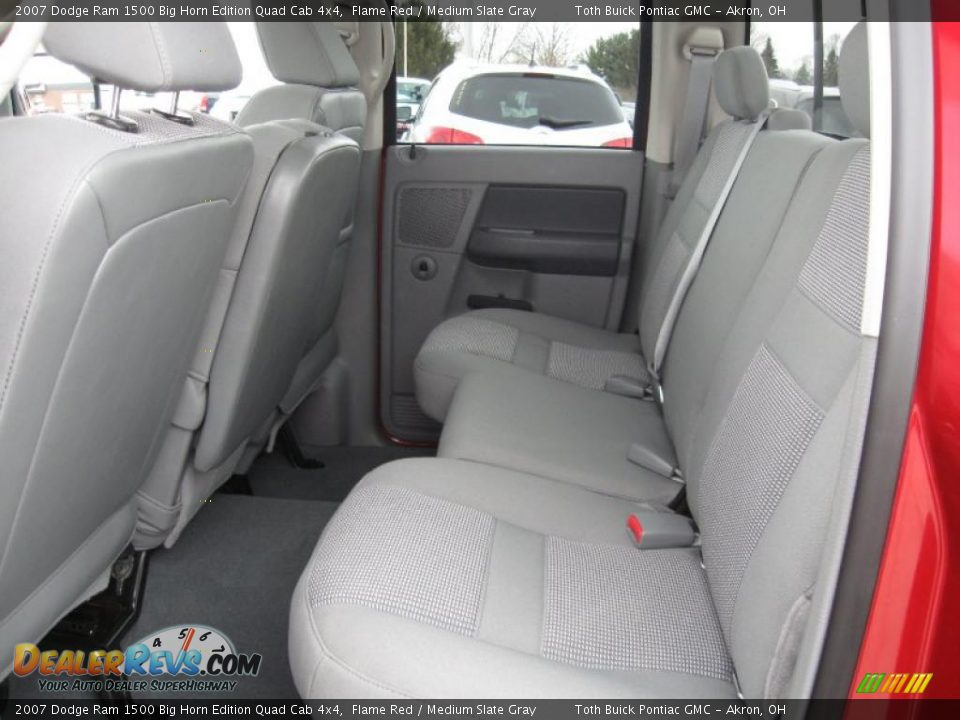 2007 Dodge Ram 1500 Big Horn Edition Quad Cab 4x4 Flame Red / Medium Slate Gray Photo #8