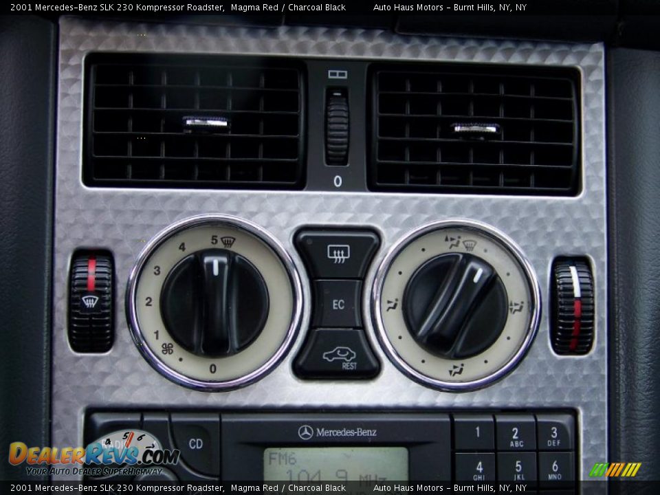 2001 Mercedes-Benz SLK 230 Kompressor Roadster Magma Red / Charcoal Black Photo #23