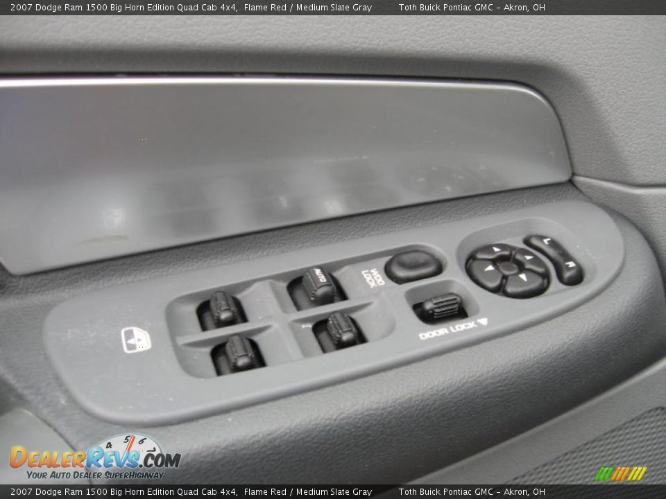 2007 Dodge Ram 1500 Big Horn Edition Quad Cab 4x4 Flame Red / Medium Slate Gray Photo #10