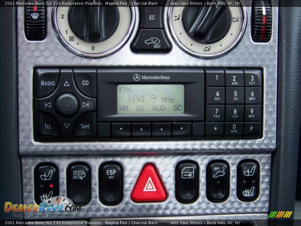2001 Mercedes-Benz SLK 230 Kompressor Roadster Magma Red / Charcoal Black Photo #24