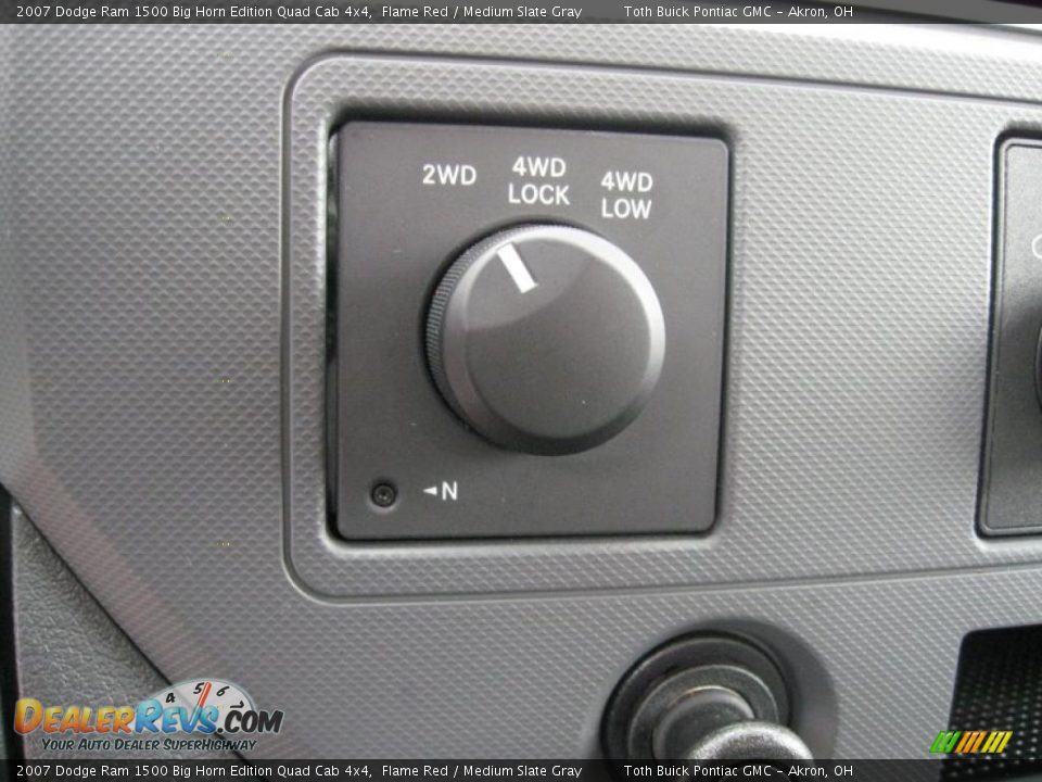 2007 Dodge Ram 1500 Big Horn Edition Quad Cab 4x4 Flame Red / Medium Slate Gray Photo #13