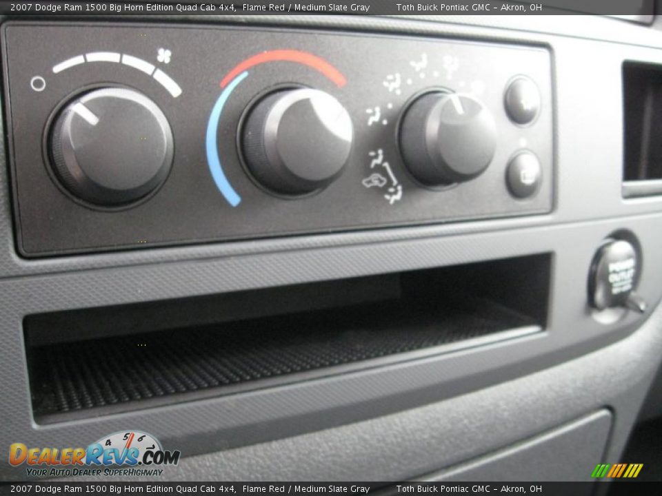 2007 Dodge Ram 1500 Big Horn Edition Quad Cab 4x4 Flame Red / Medium Slate Gray Photo #14
