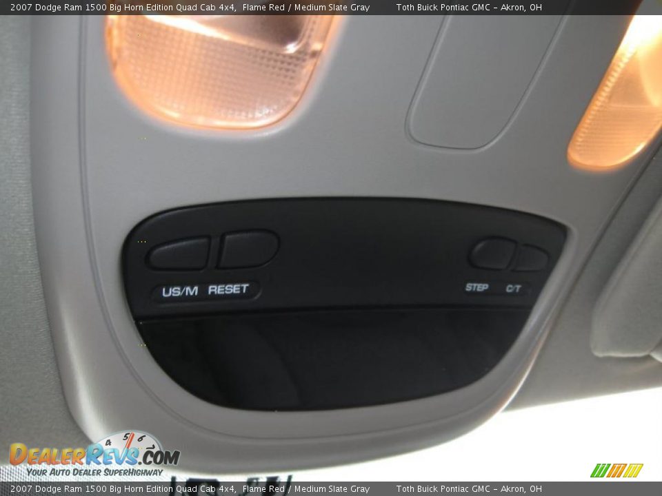2007 Dodge Ram 1500 Big Horn Edition Quad Cab 4x4 Flame Red / Medium Slate Gray Photo #15