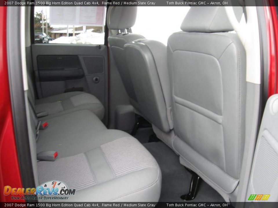 2007 Dodge Ram 1500 Big Horn Edition Quad Cab 4x4 Flame Red / Medium Slate Gray Photo #19