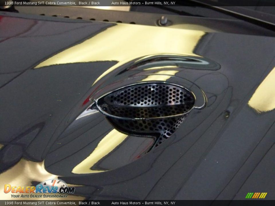 1998 Ford Mustang SVT Cobra Convertible Black / Black Photo #11