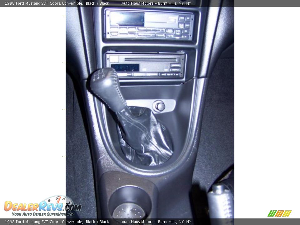 1998 Ford Mustang SVT Cobra Convertible Black / Black Photo #24