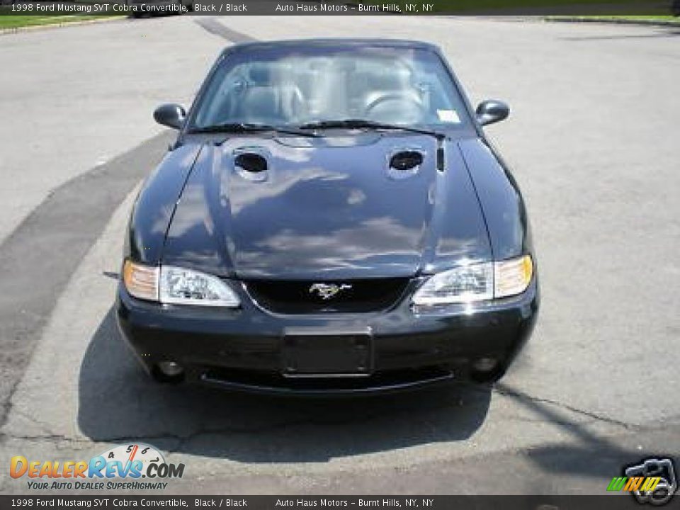 1998 Ford Mustang SVT Cobra Convertible Black / Black Photo #31