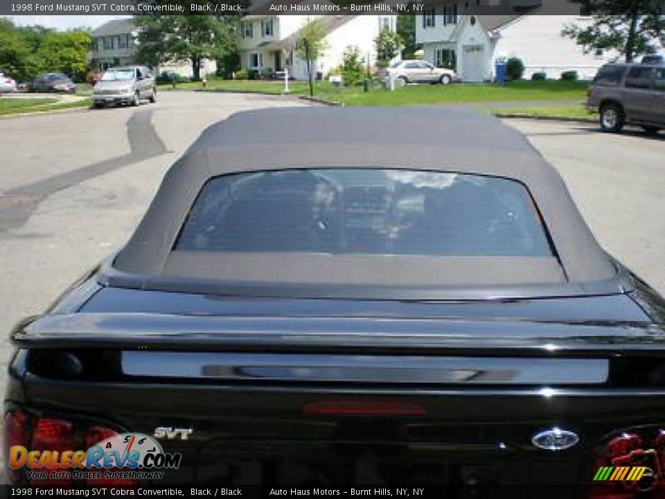 1998 Ford Mustang SVT Cobra Convertible Black / Black Photo #34
