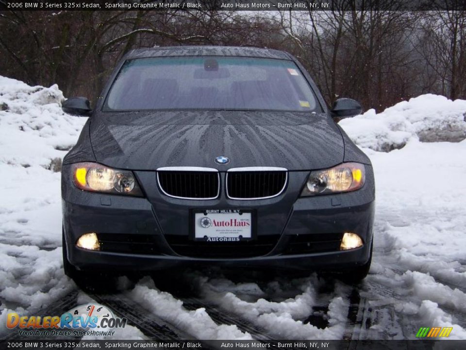 2006 BMW 3 Series 325xi Sedan Sparkling Graphite Metallic / Black Photo #2