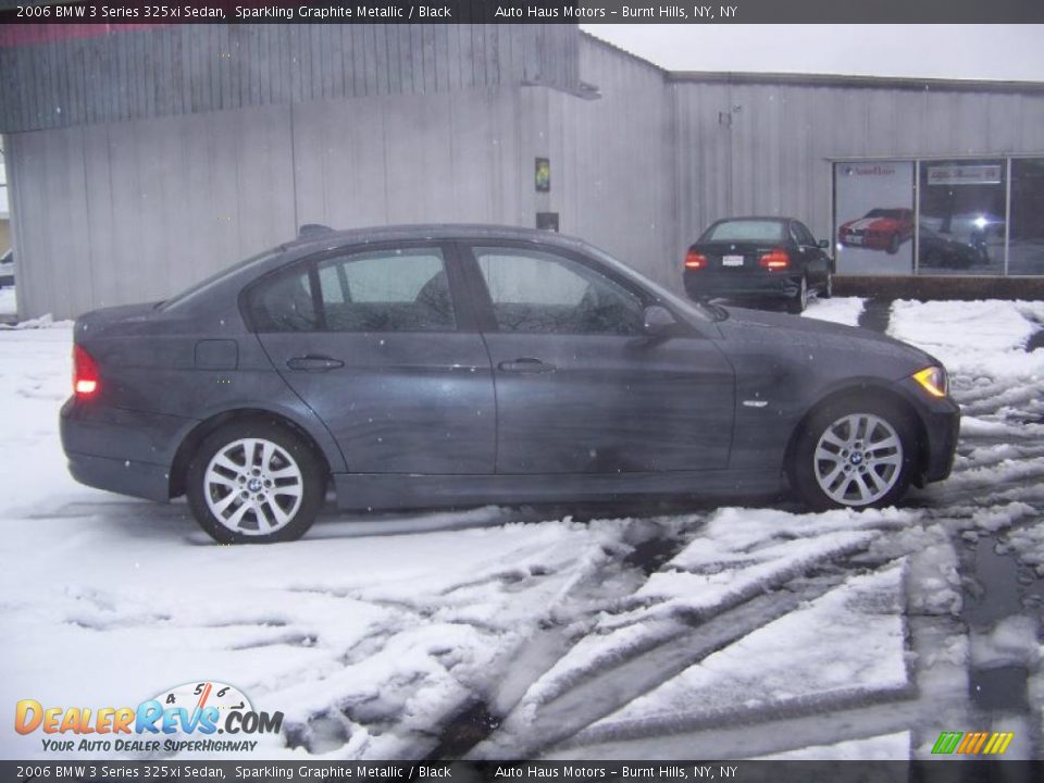 2006 BMW 3 Series 325xi Sedan Sparkling Graphite Metallic / Black Photo #4