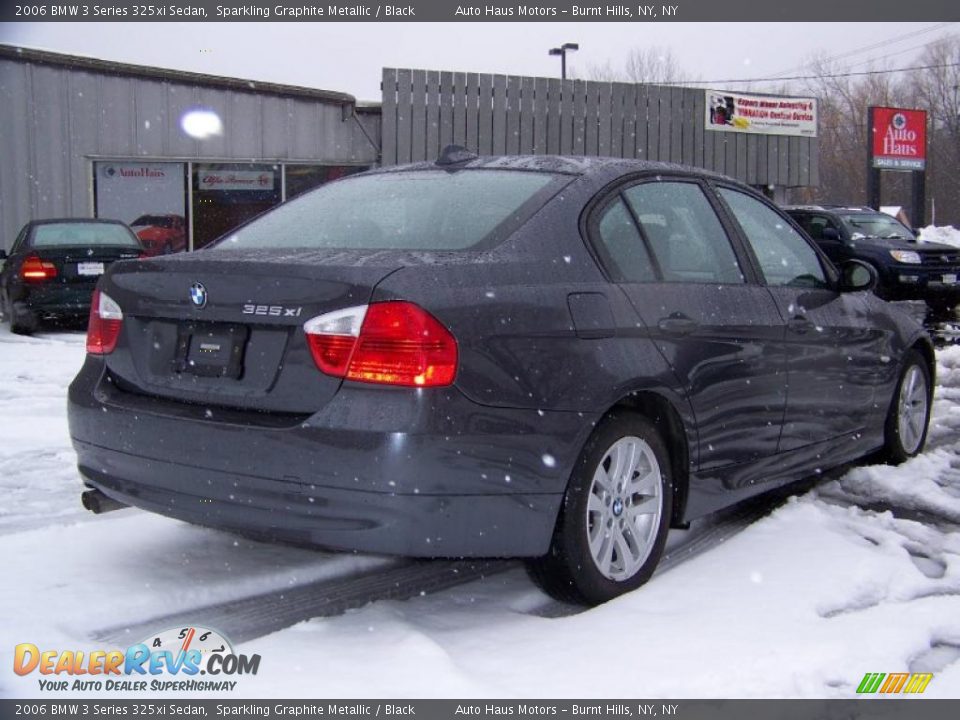 2006 BMW 3 Series 325xi Sedan Sparkling Graphite Metallic / Black Photo #5
