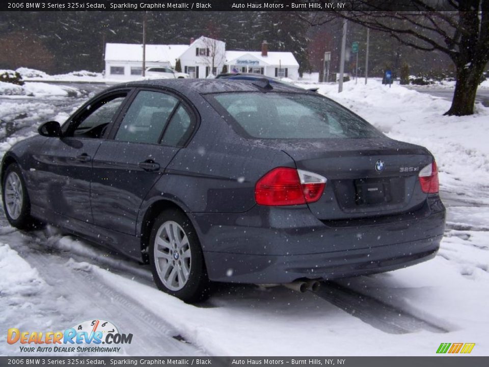 2006 BMW 3 Series 325xi Sedan Sparkling Graphite Metallic / Black Photo #7