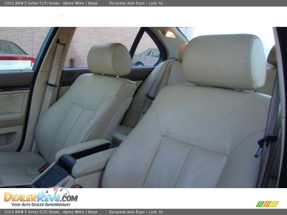 2001 BMW 5 Series 525i Sedan Alpine White / Beige Photo #8