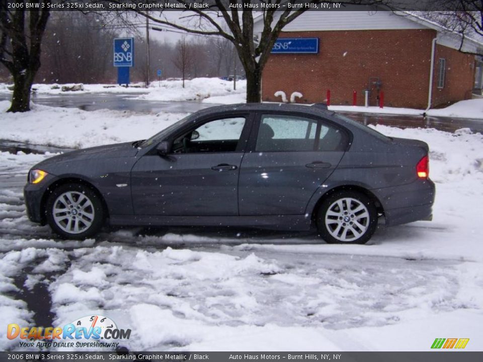 2006 BMW 3 Series 325xi Sedan Sparkling Graphite Metallic / Black Photo #8
