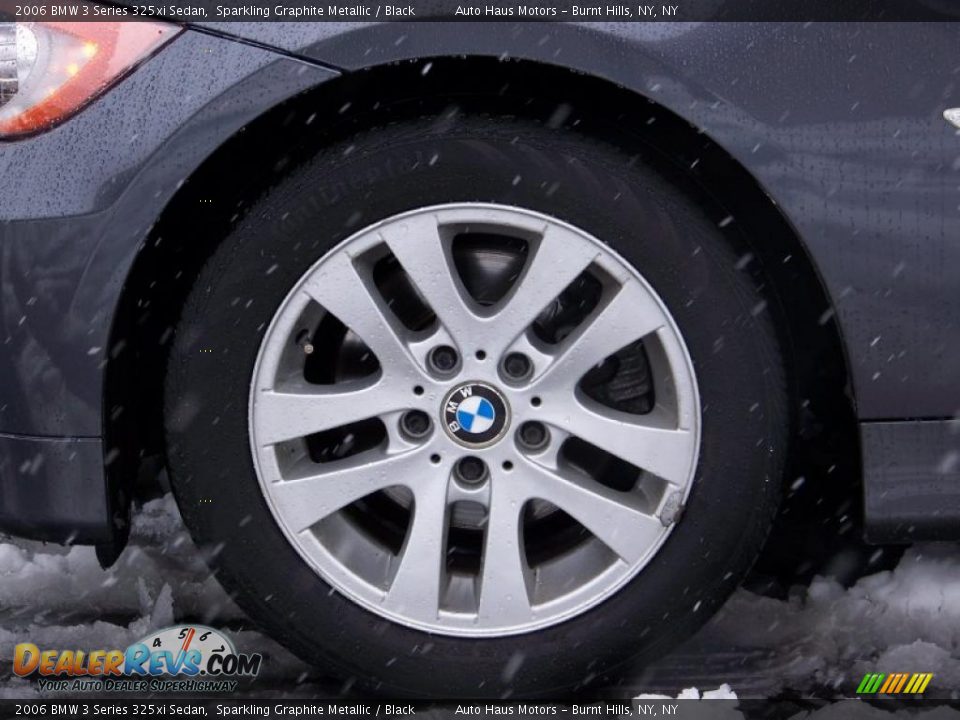 2006 BMW 3 Series 325xi Sedan Sparkling Graphite Metallic / Black Photo #9