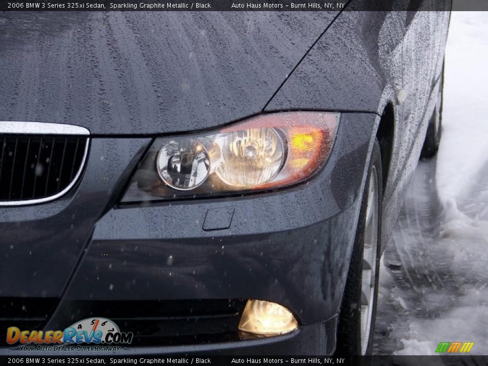 2006 BMW 3 Series 325xi Sedan Sparkling Graphite Metallic / Black Photo #10