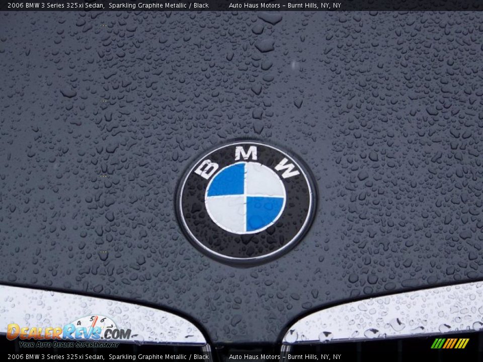 2006 BMW 3 Series 325xi Sedan Sparkling Graphite Metallic / Black Photo #12